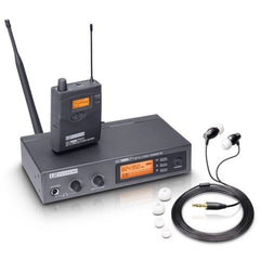 LD Systems MEI1000 IEM Système de surveillance intra-auriculaire avec kit casque et rack