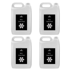 4x Chauvet Snow Fluid 5L Snow Liquid