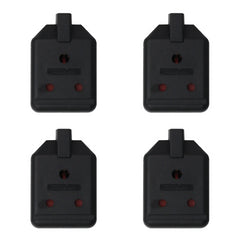 4x MasterPlug 15A prise robuste à broche ronde pour éclairage de scène variateur de théâtre 1 Gang