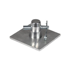 Global Truss F31 PL Plaque de base en aluminium 100 x 100 mm et demi-conique
