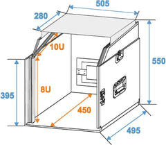 Spezielle Combo-Tasche LS5 Laptop-Schreibtisch, 8 HE