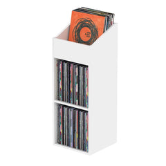 Glorious Record Rack 330 Station de vinyle blanche 2 pièces