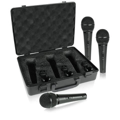 Behringer XM1800S dynamic vocal Microphone (Pack of three)