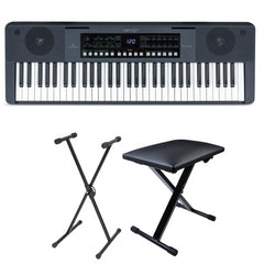 Soundsation KEYLI-61 Arranger Keyboard Battery Bluetooth 61 Touch-Sensitive inc Stands