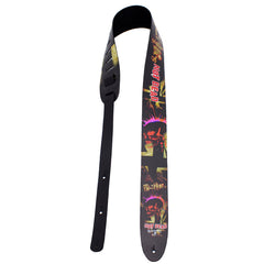 Perris 11026 2.5" Alchemy Punk?s Not Dead Leather Guitar Strap