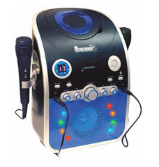 Mr Entertainer CDG Karaoke-Maschine mit Bluetooth und blinkenden LED-Lichtern