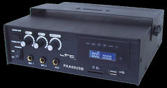 LTC PAA60USB 3CH PA-VERSTÄRKER 60 W USB/SD MP3 MIC INPUT 100 V Lautsprechermixer
