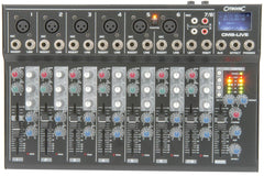 Citronic CM8 Live Compact Mixer USB Delay FX