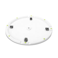 Gravity GSSWBSET1W Support d'enceinte Base ronde Blanc