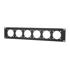 Penn Elcom 2U 19 Punched Rack Panel – 6 x 16A (R1268/2UK-721)
