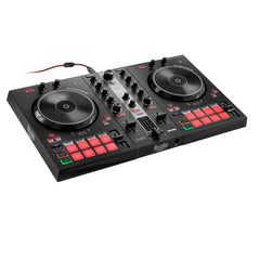Hercules DJ Control Inpulse 300 MK2 Controller + Monitor Speaker + Headphones Bundle