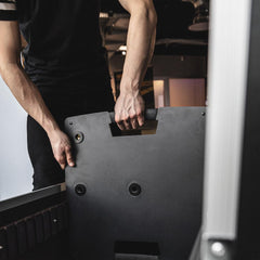 2 supports d'éclairage de tournée Gravity TLS431B avec base carrée pour éclairage disco DJ, sacs de transport inclus