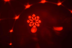 QTX Crystal Blaze: Tabletop LED Light Effect with GOBO RGBW