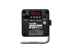 EUROLITE AKKU Mini IP UP-4 QCL Spot MK2 IP65 Rechargeable Battery Uplighter