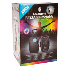 Kam RZ12A V3 Active 800W Portable Bluetooth Speaker