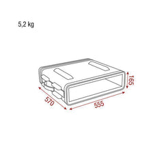 DAP DoubleDoor Case 2U ABS