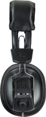 Soundlab Black Stereo Headphones Coiled Cable With Volume Control *B-Stock