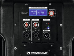 Omnitronic Xkb-215A 2-Wege-Lautsprecher, aktiv, Dsp