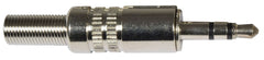 qtx 3,5-mm-Stereostecker, Metall
