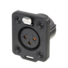 Neutrik XLR 3-pin Female Chassis Socket NC3FDX-TOP