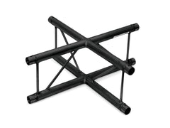 Alutruss Decolock Dq2-Spac41V Pièce transversale 4 voies Bk