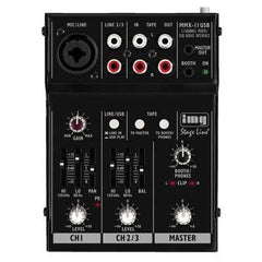 IMG Stageline MMX-11USB Table de mixage Interface USB Microphone XLR