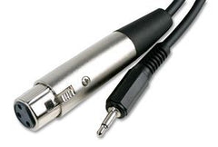 Pro Signal Female XLR to 3.5mm Mono Jack Plug