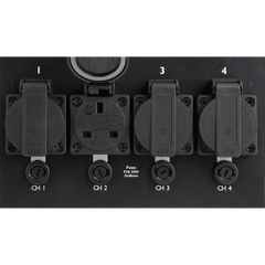 Showtec TED Pack 2000W 4ch DMX Switch Dimmer Pack - 13A UK outputs