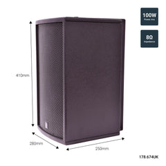 Citronic CS-810B Haut-Parleur Passif Noir