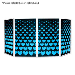 Equinox DJ Screen Heart Design Lycra (4 Pack)