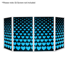 Equinox DJ Screen Heart Design Lycra (Paquet de 4)