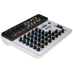 Citronic Q-PAD-8 Compact Mixer with USB/BT + Audio Interface