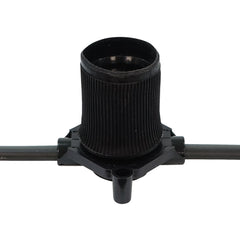 PCE 10m BC Festoon, 0.3m Spacing with 16A Plug and Socket