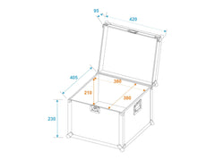 Roadinger Universal-Transportkoffer 40X40X30Cm