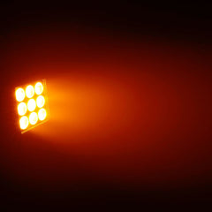 Lampe d'extérieur Cameo FLAT PRO FLOOD 600 IP65 avec 9 LED 12 W RGBWA + UV 6 en 1
