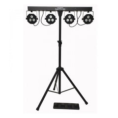 Kam Power PartyBar WFS Lights avec pédale + sac de transport