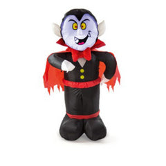 Halloween 1.2M DRACULA INFLATABLE Scary Figure Light Up LED