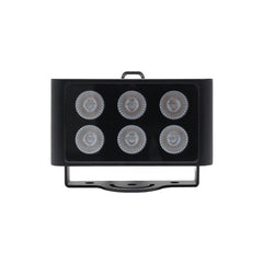 LEDJ Spectra Flood Q6 Exterior Fixture IP65 Outdoor LED Wash 6 x 5W RGBW DMX