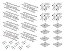 ALUTRUSS Truss set QUADLOCK 6082 square 4x4x3.5m (WxDxH)