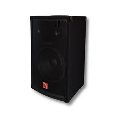 Intimidation 10" Passive PA Speaker Pair 800W & Amplifier PA System Bundle
