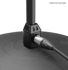 Gravity MS23XLRB Round Base Mic Stand with Gooseneck and Integrated XLR