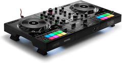 DJ Starter Kit 4: Db Technologies B-Hype 8" Speakers, Hercules Inpulse 500 Controller, DJ Booth, Headphones & Astro Disco Light
