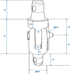 Alutruss Tower Hinge