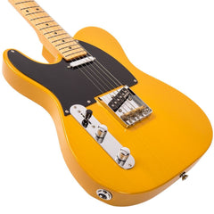 Vintage V52 Left Handed Electric Guitar - Butterscotch