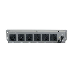 Showgear DJSwitch 6 Way Switchpanel Output 6xSchucko