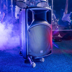 QTX QX15PA Portable PA System Bluetooth High Power 15"