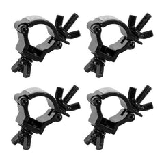 4x Duratruss DT Mini 360 F14 Black Half Coupler 16-20mm Truss Rigging