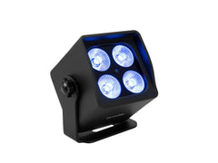 4x EUROLITE AKKU Mini IP UP-4 QCL Spot MK2 RGBW IP65 Outdoor LED Spotlight *BENT BRACKET*