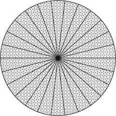 Europalms Deconet, Circle, 1200cm