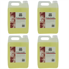 4x Showgear Fog Fluid 5L Smoke Fluid Liquid Light